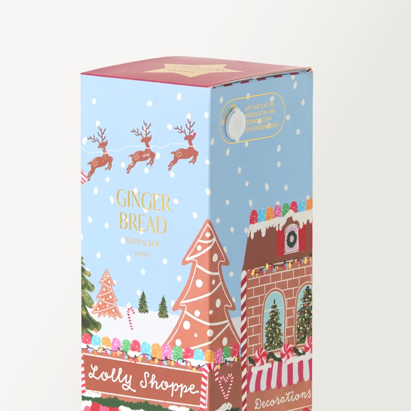 Gingerbread Village Gingerbread Clear Diffuser 200ml