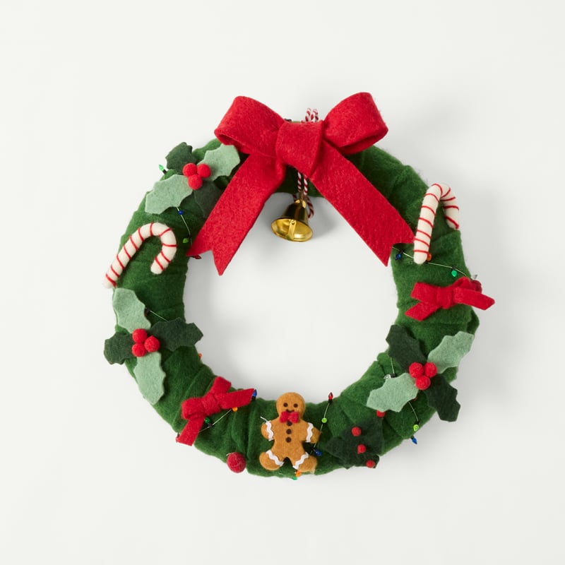 Christmas Village Multi Felt Wreath