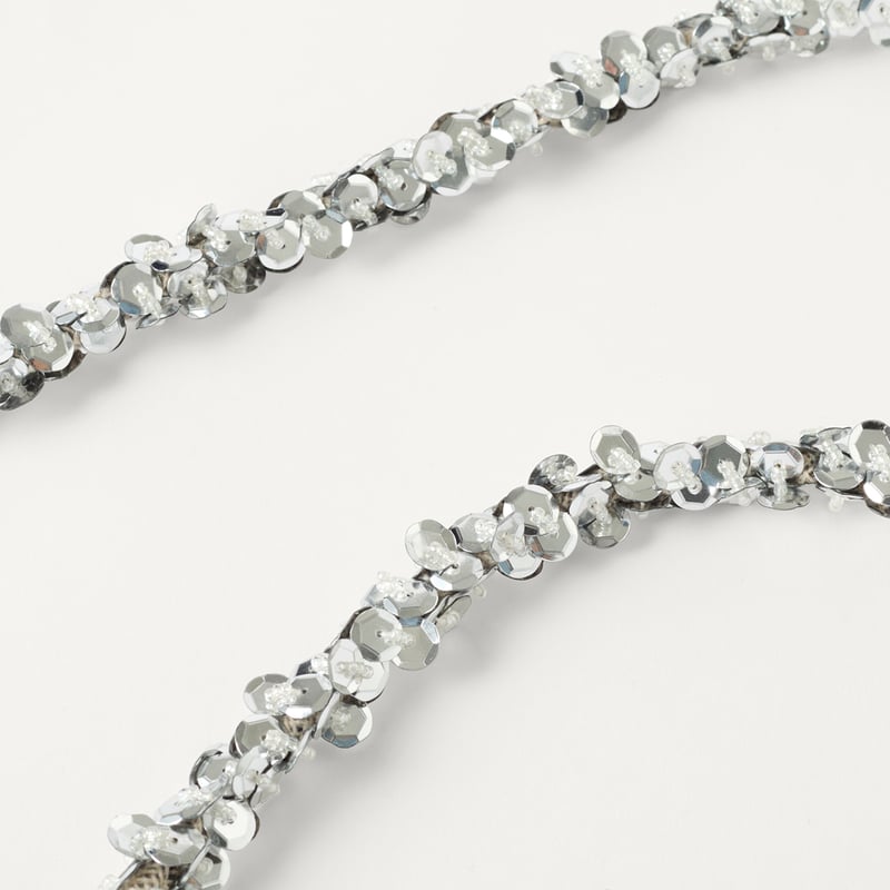 Luxe Silver Sequin Garland