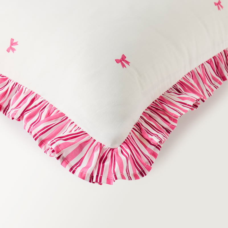Sweet Christmas White Text Pillowcase 