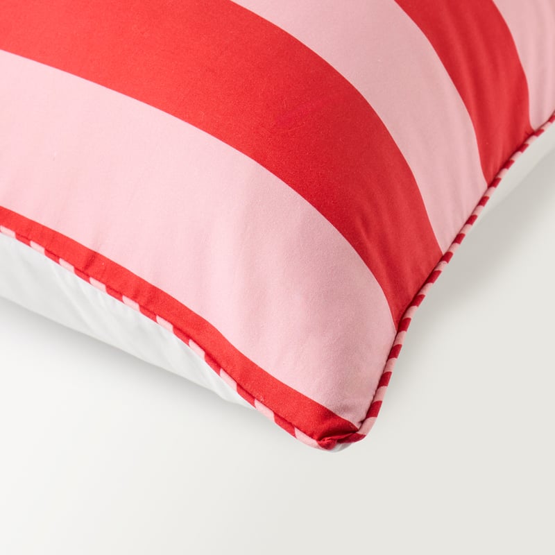 Tis The Sea-son Pink & Red Text Pillowcase