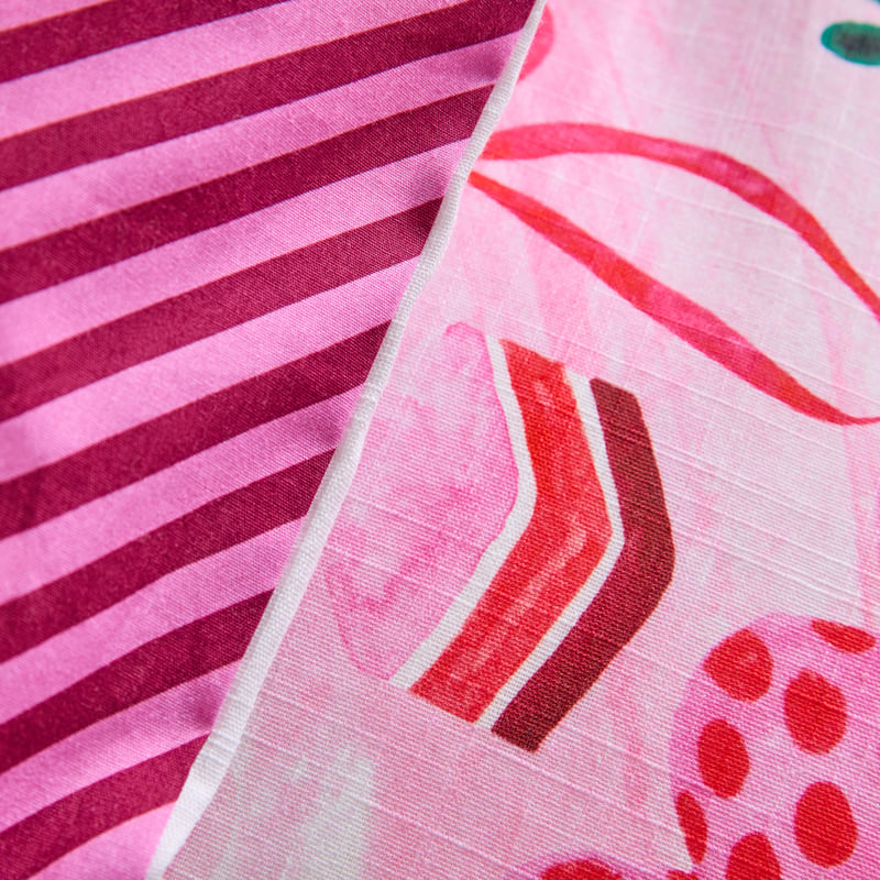 Sugar & Spice Christmas Pink Quilt Cover Set 
