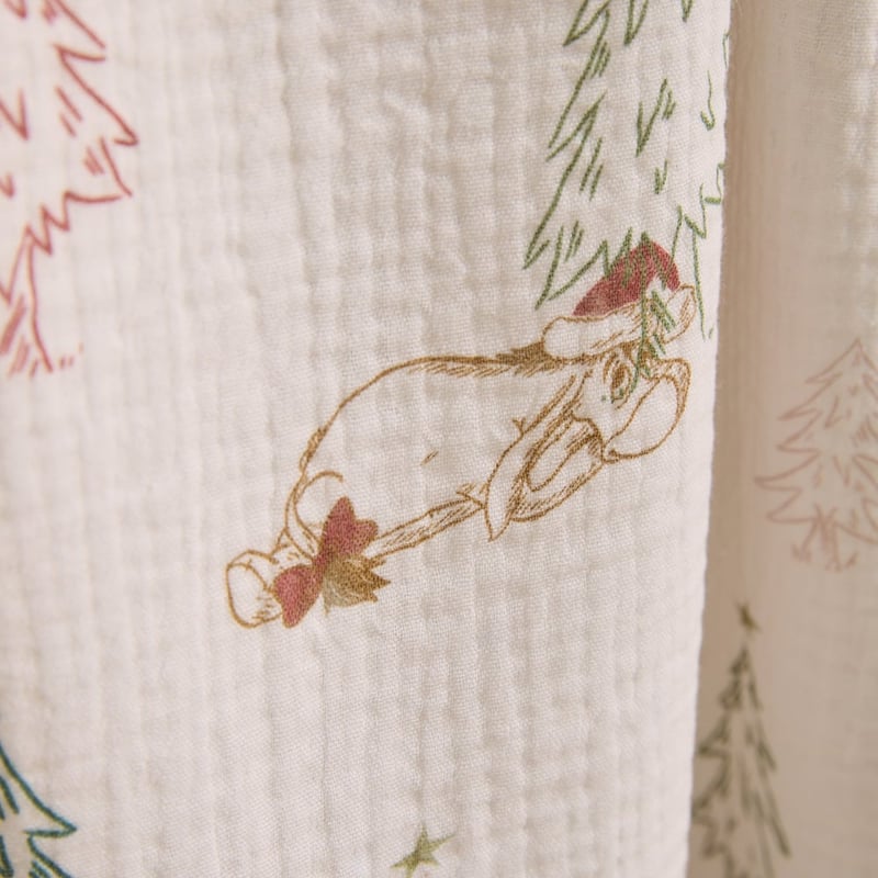 Disney Winnie the Pooh Festive Natural Muslin Swaddle 2 Pack