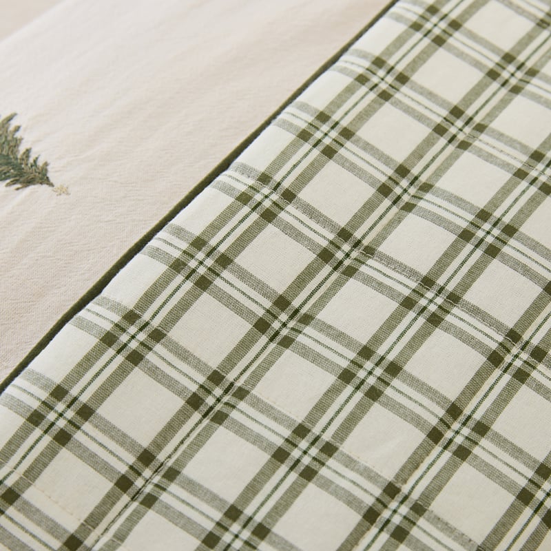 Balsam Natural Embroidered Quilted Coverlet Separates