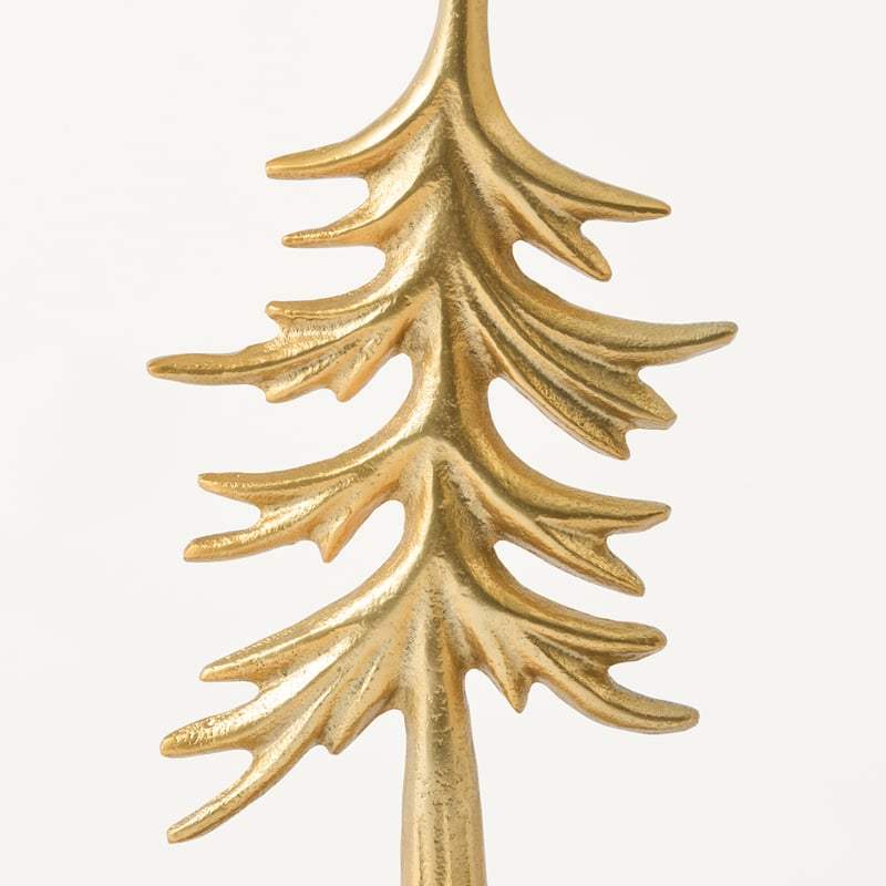 Bow & Bright Gold Metal Christmas Tree