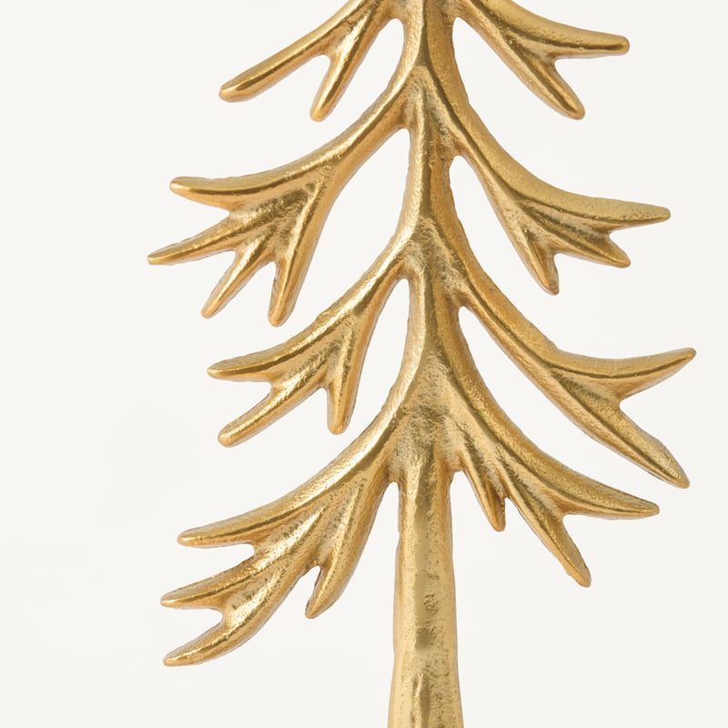 Bow & Bright Gold Metal Christmas Tree