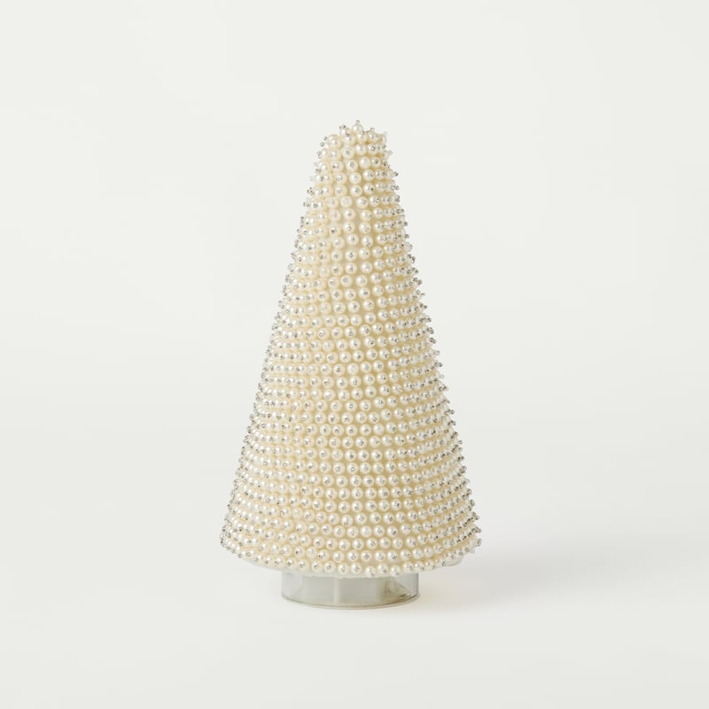 Luxe Pearl White LED Christmas Tree