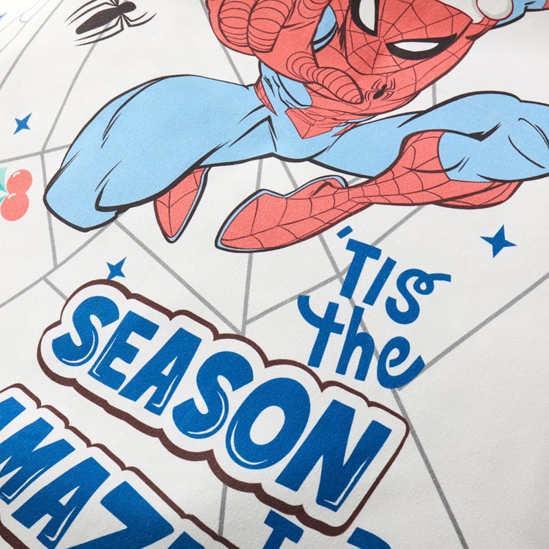 Marvel Spiderman Tis The Season Blue Santa Sack