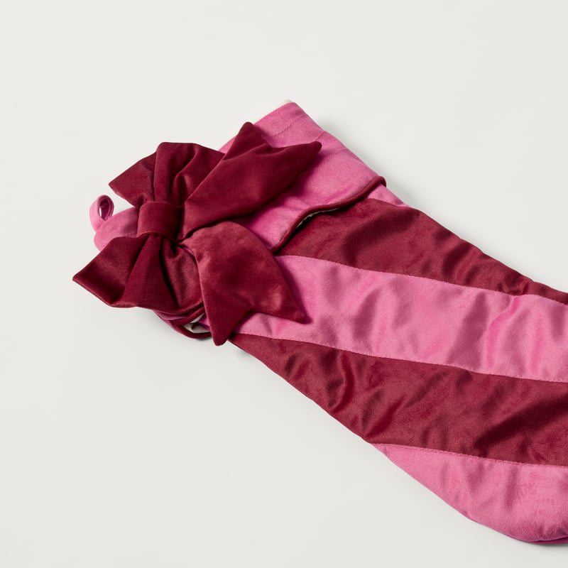 Sugar & Spice Pink Christmas Stocking