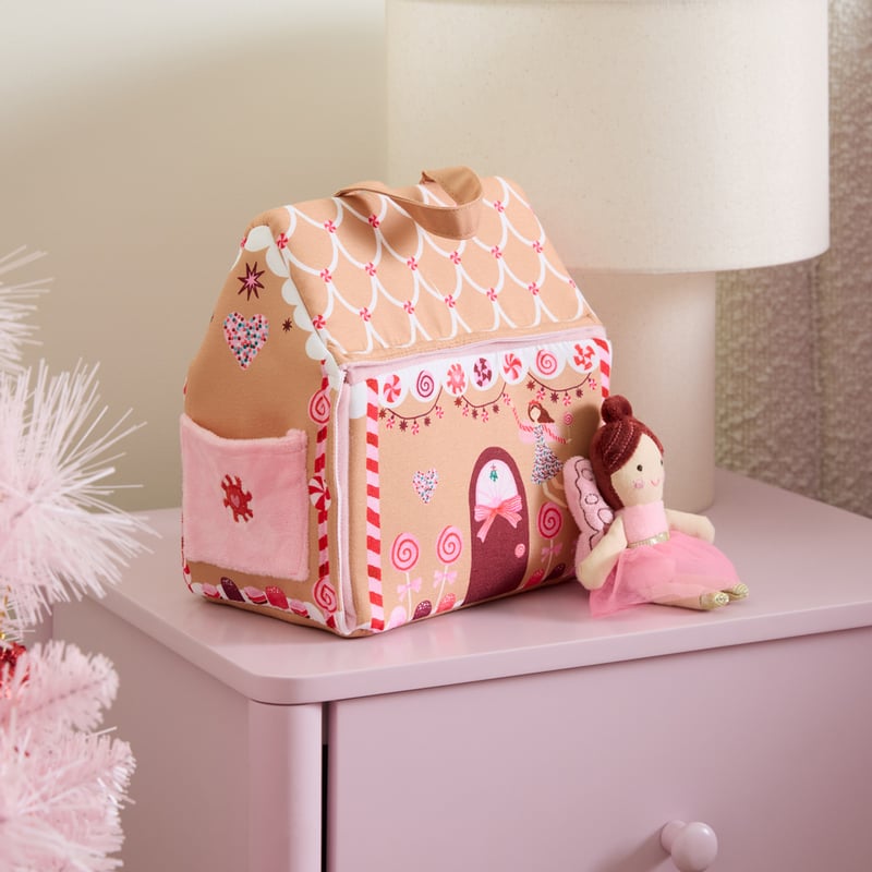 Gingerbread Fairy House Brown Soft Toy