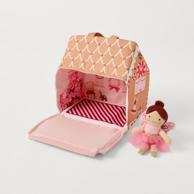 Gingerbread Fairy House Brown Soft Toy