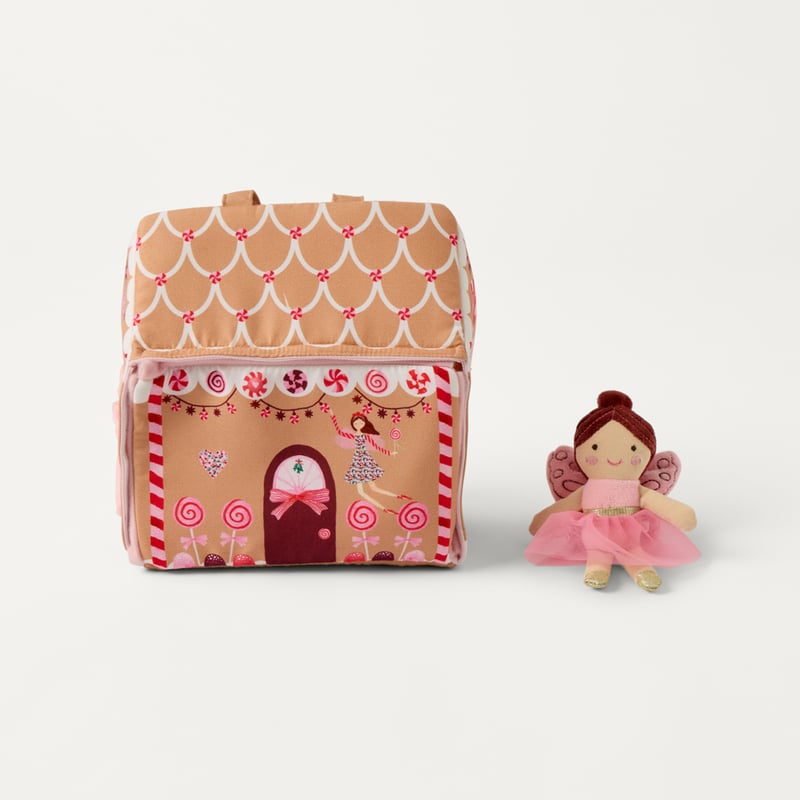 Gingerbread Fairy House Brown Soft Toy