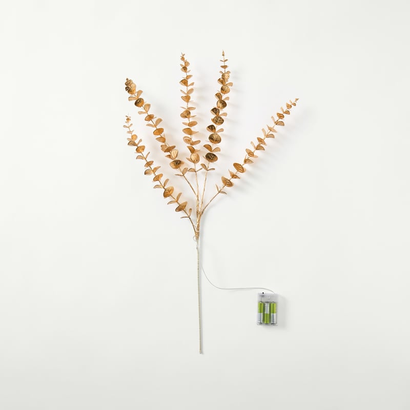 Glow Eucalyptus Gold LED Stem