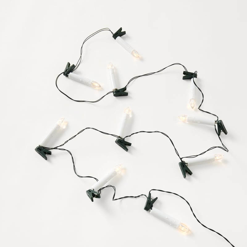 Festive Candle Warm White String Lights