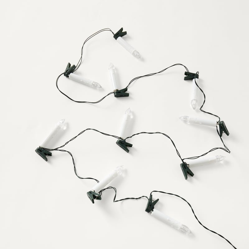 Festive Candle Warm White String Lights