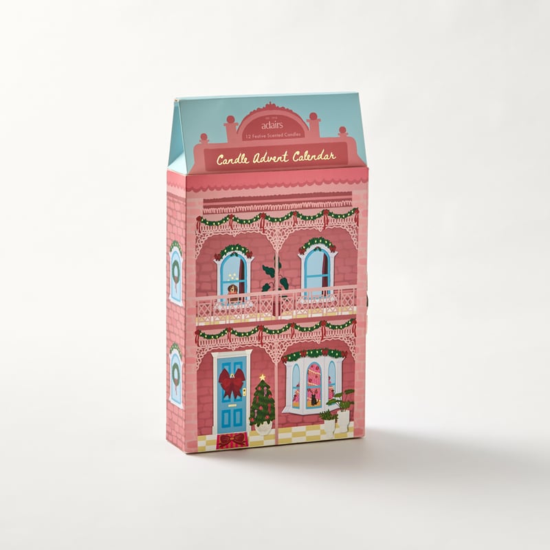 Christmas Village Multi 12 Candle Advent Calendar