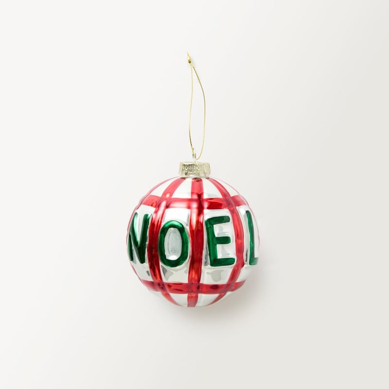Festive Fun Multi Noel Retro Christmas Bauble