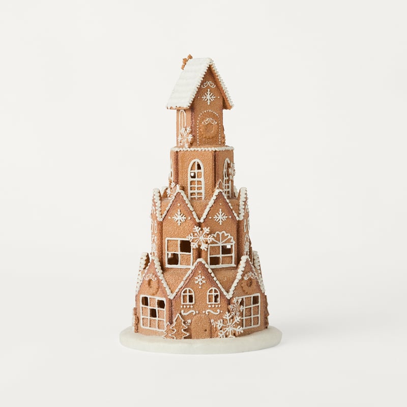 Christmas Village Gingerbread Hilltop Brown Village