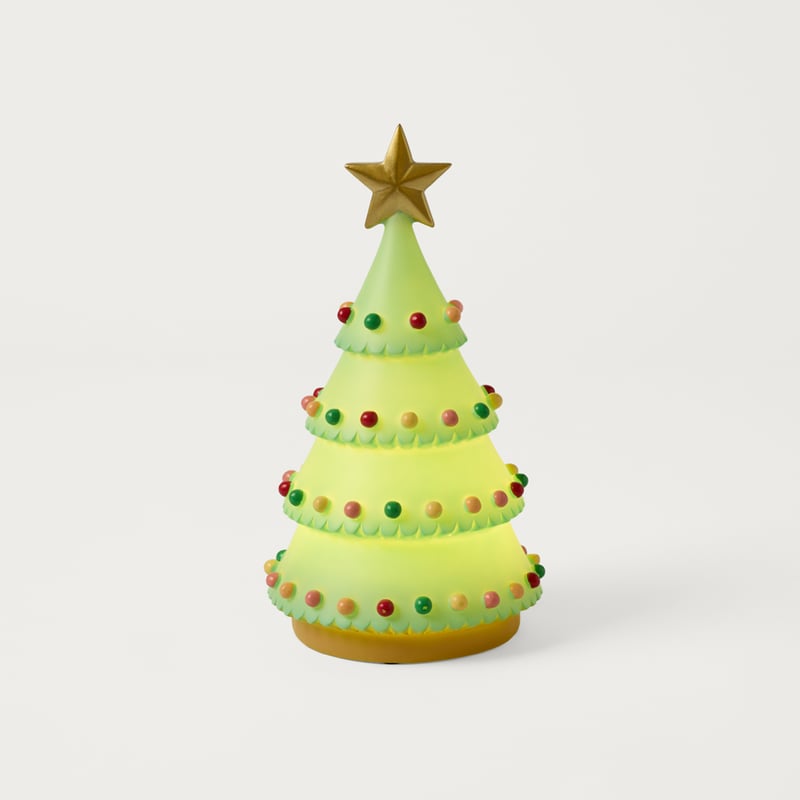 Kids Christmas Tree Mint Night Light