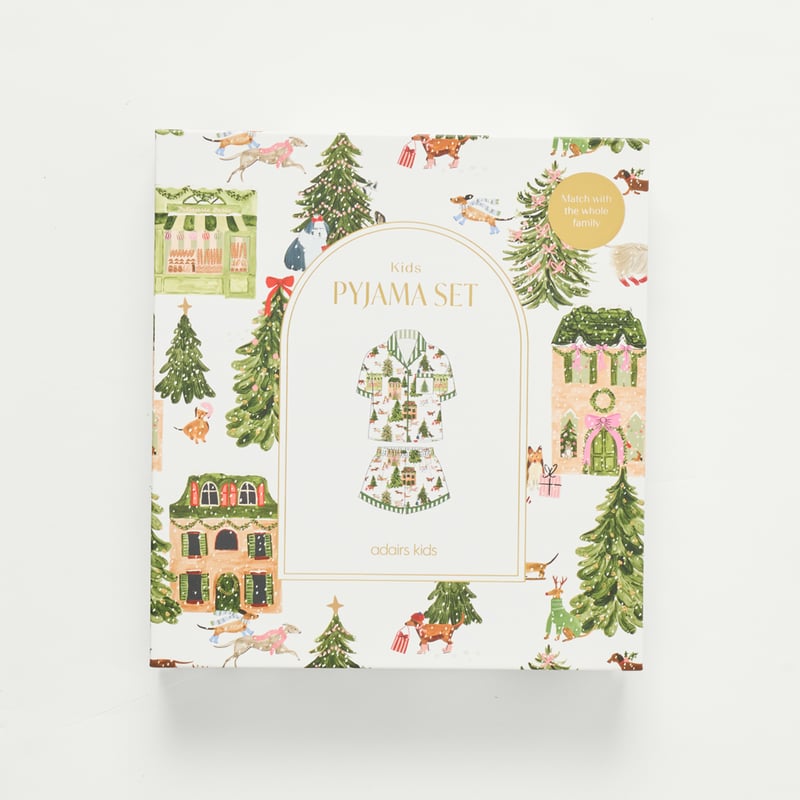 Kids Christmas Village Pyjama Set