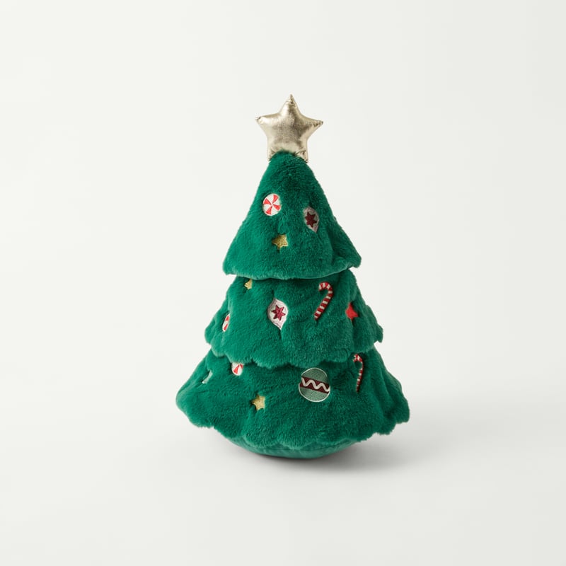 Kids Christmas Tree Green Cushion