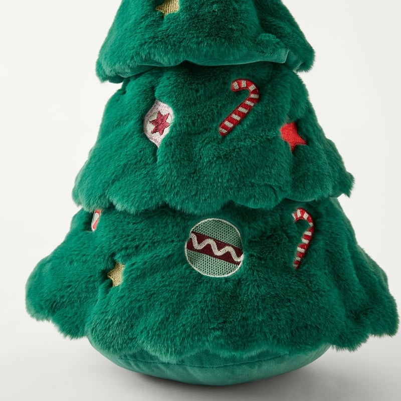 Kids Christmas Tree Green Cushion
