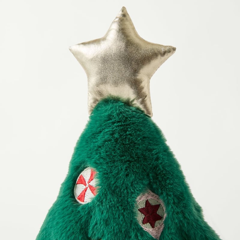 Kids Christmas Tree Green Cushion