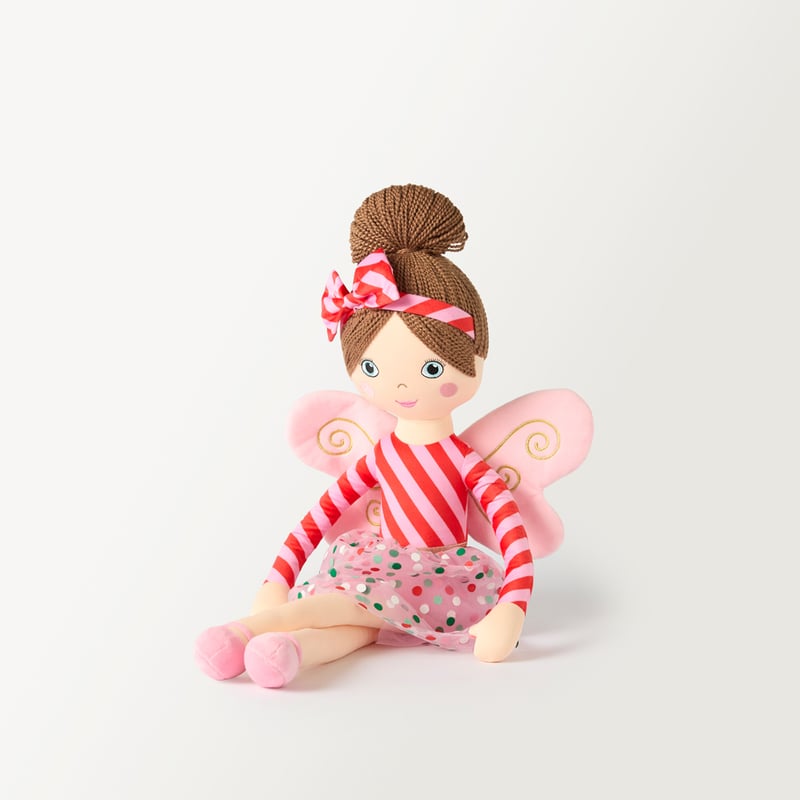 Sugar & Spice Christmas Pink & Red Soft Toy