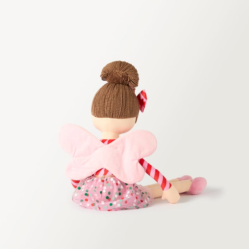 Sugar & Spice Christmas Pink & Red Soft Toy
