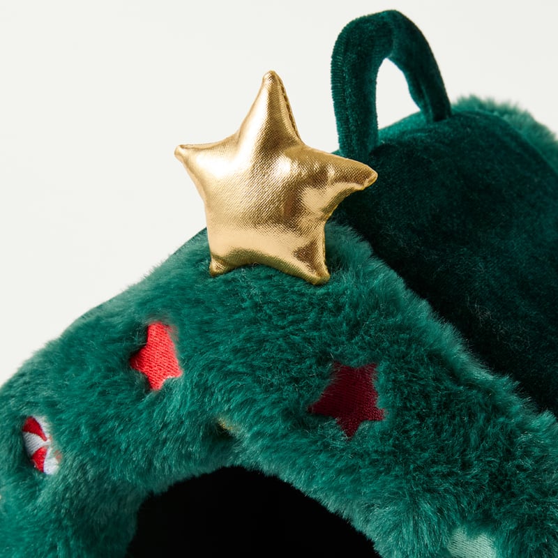 Coco Puppy in Tree House Brown & Green Soft Toy