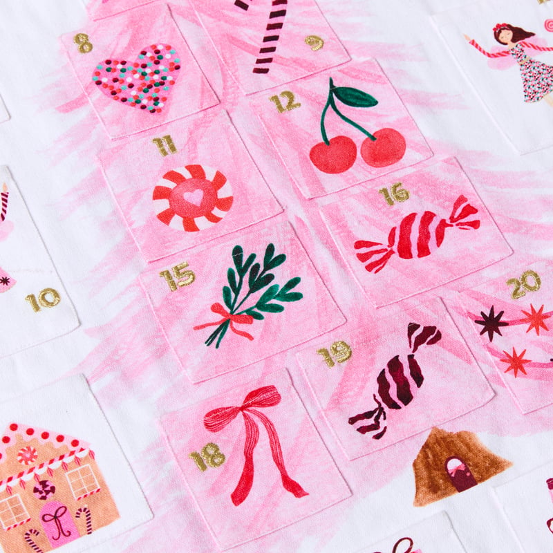 Kids Sugar & Spice Christmas Pink Advent Calendar