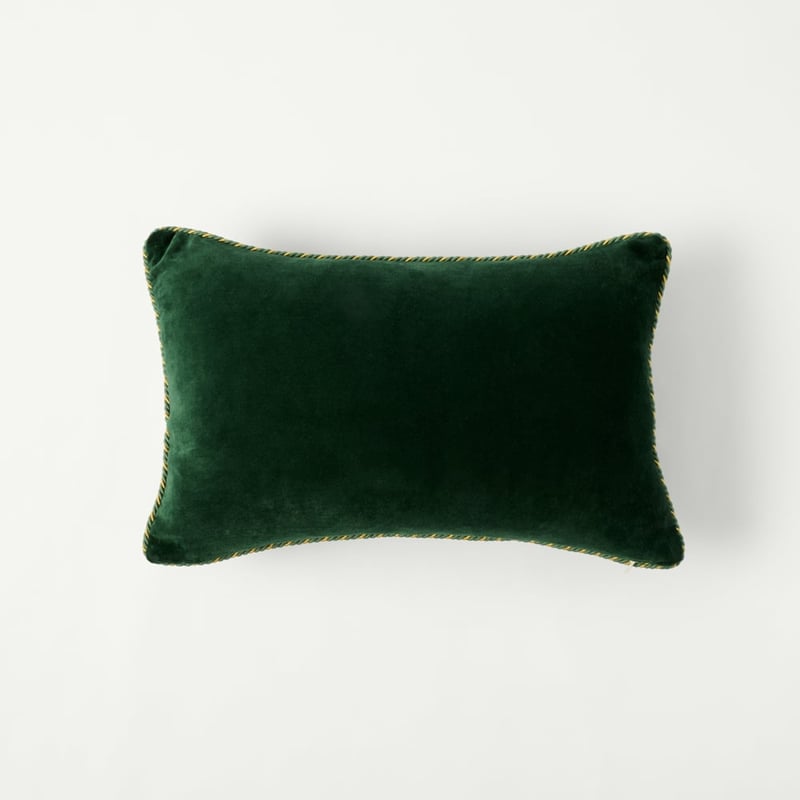 Bow and Bright Green Cushion