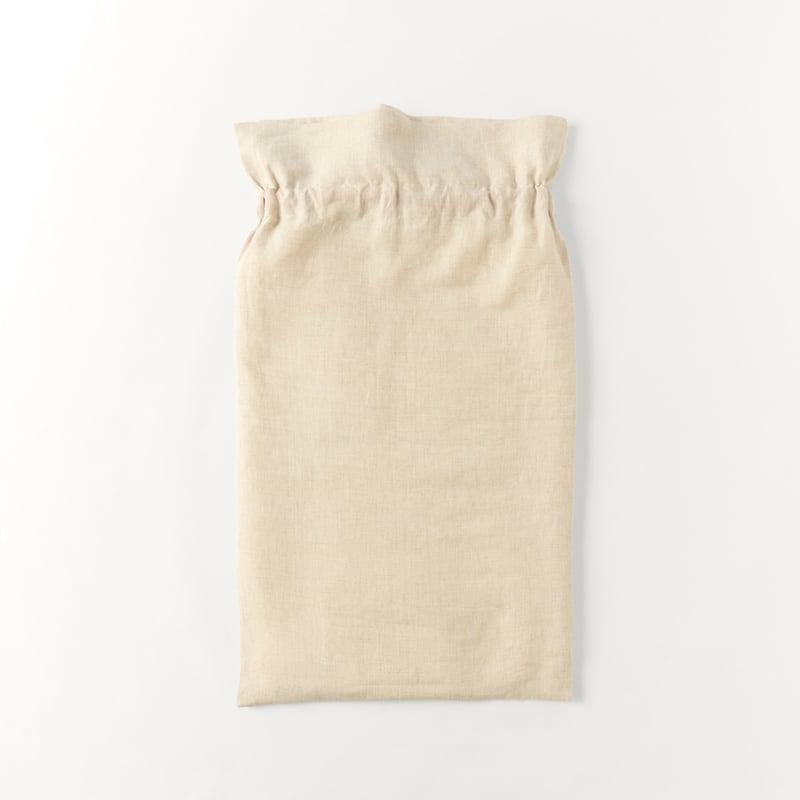 Vintage Washed Natural Linen Santa Sack