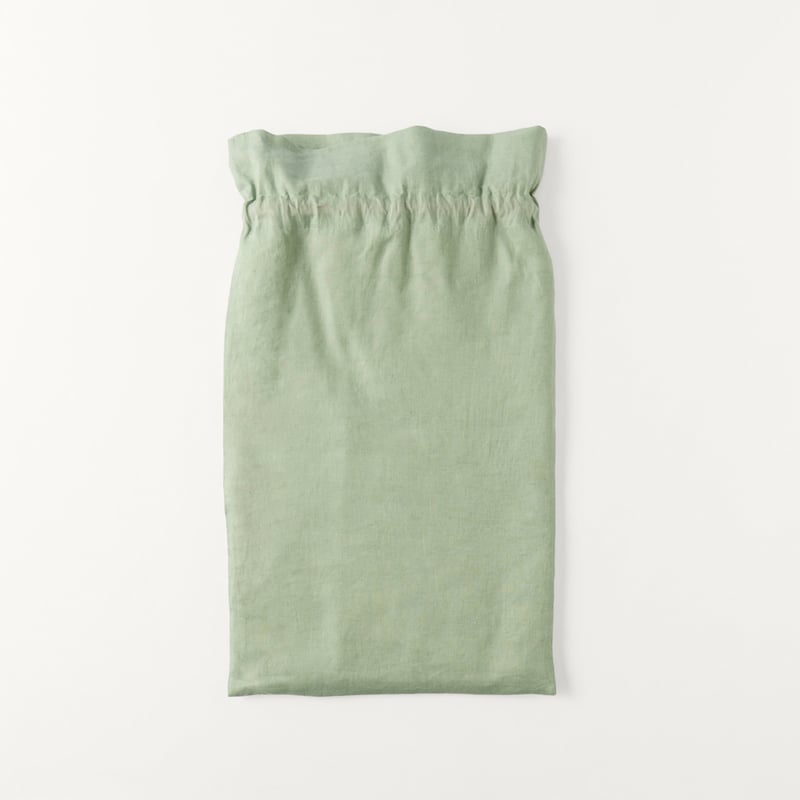 Vintage Washed Eucalyptus Linen Santa Sack