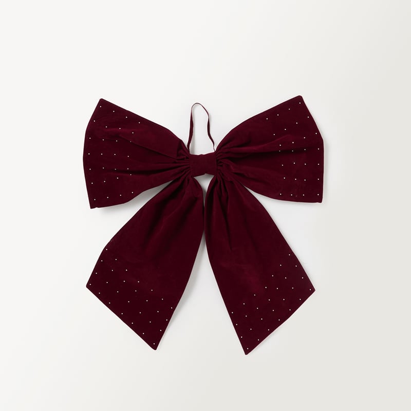 Big Burgundy Velvet Bow