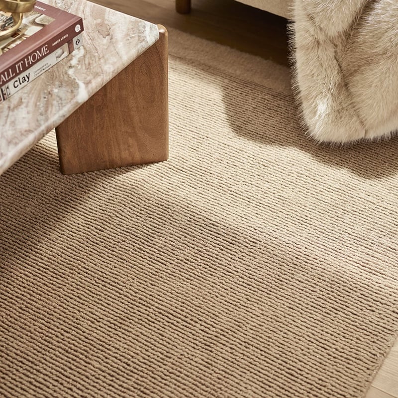 Finn Hand Loomed Hazelnut Wool Rug