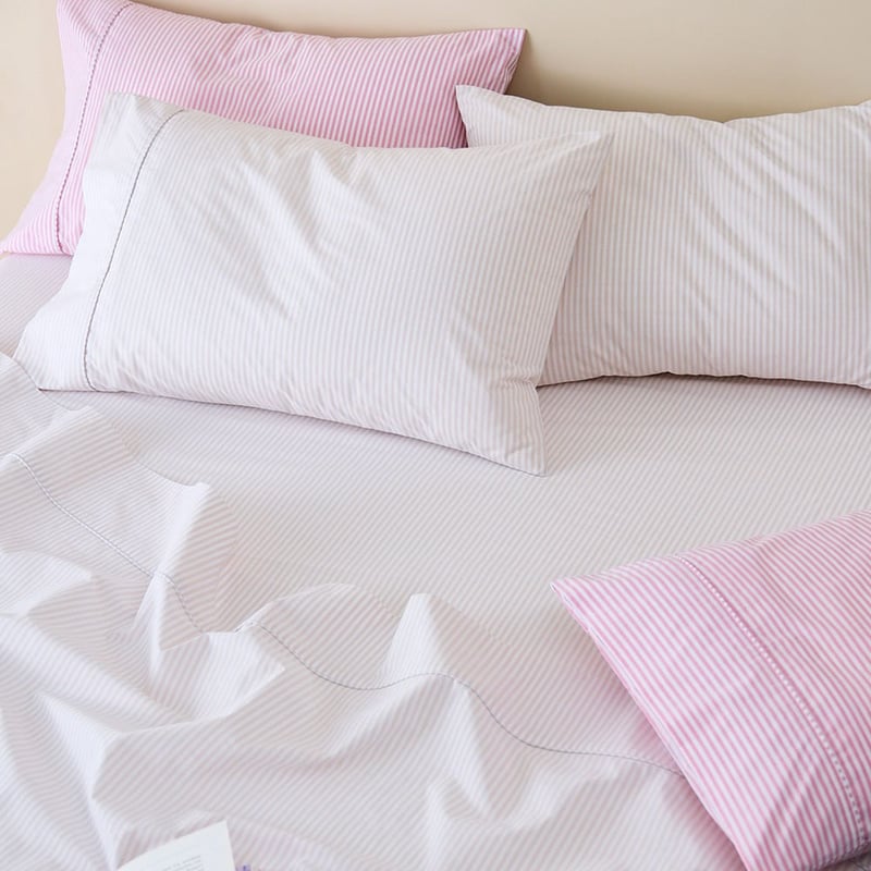 Fresh Natural Stripe Sheet Set