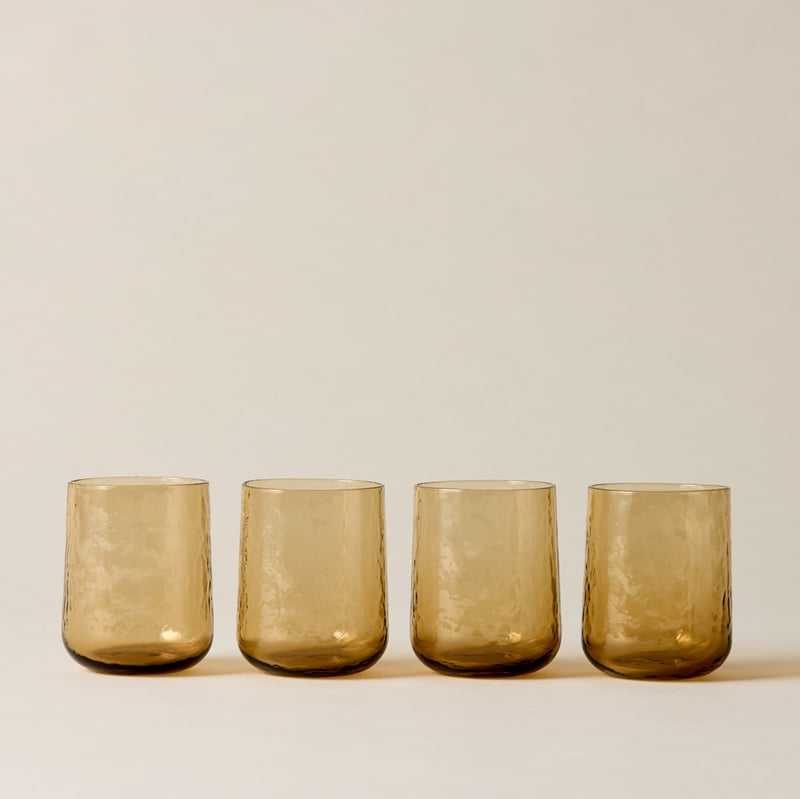 Allegra Amber Tumbler Pack of 4