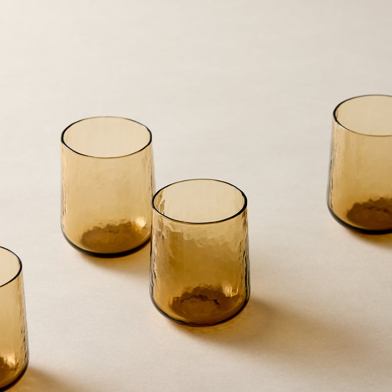 Allegra Amber Tumbler Pack of 4