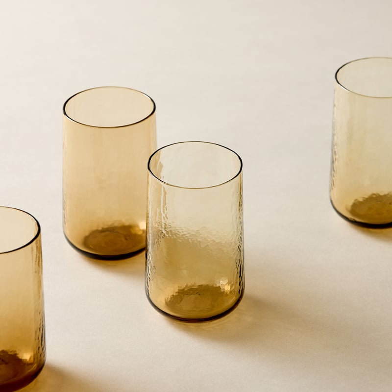 Allegra Amber Highball Pack of 4
