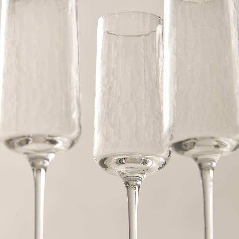 Allegra Clear Flute Pack of 4