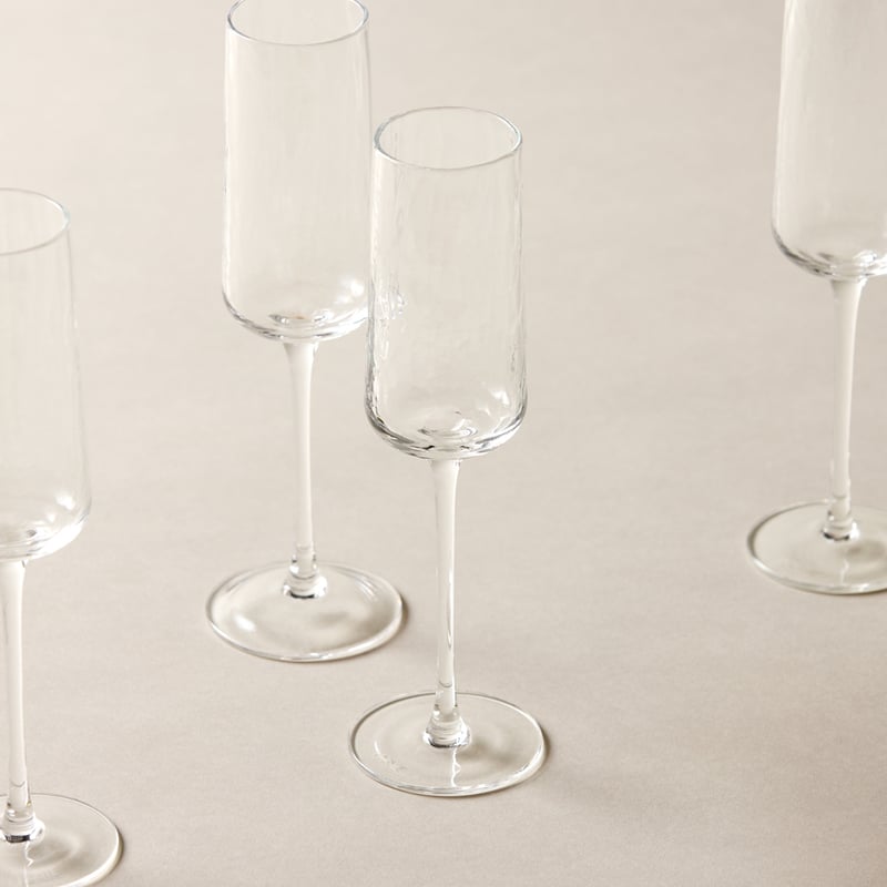 Allegra Clear Flute Pack of 4