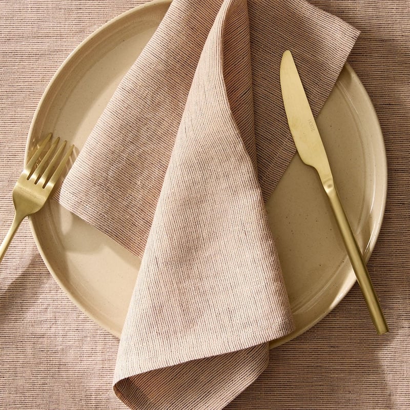 Rae Washed Red Linen Napkins Pack of 4