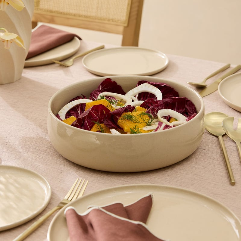 Marion Natural Serving Bowl