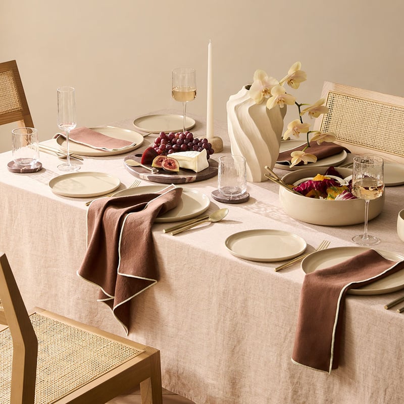 Marion Natural Dinner Plates Pack of 4