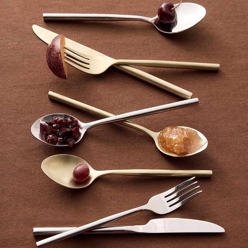 Matilda Matte Gold Cutlery Set of 16