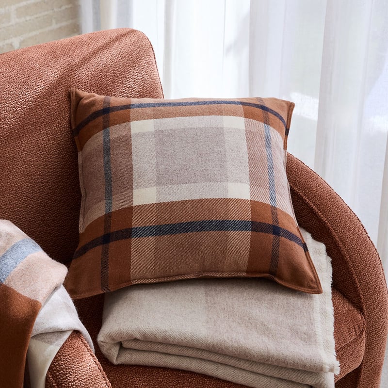 Highlands Brown Sugar Australian Wool Cushion