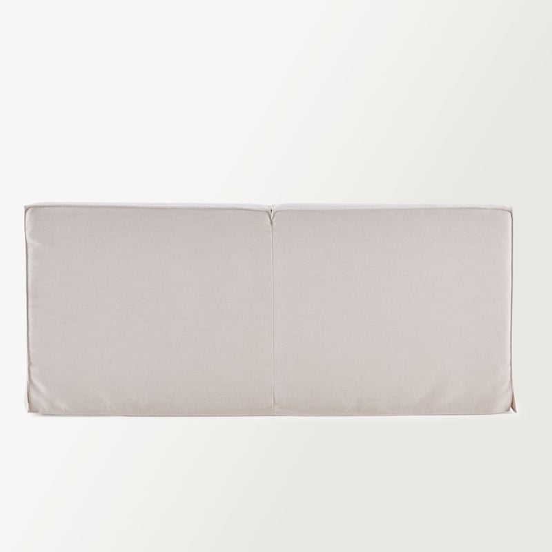 River Beige Linen Bed