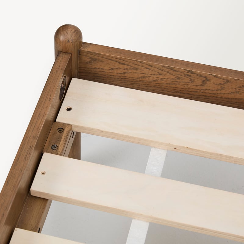 Walnut Timber Bed Base