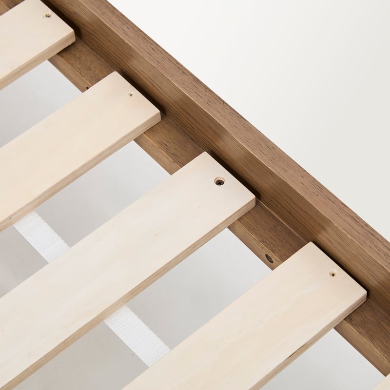Walnut Timber Bed Base